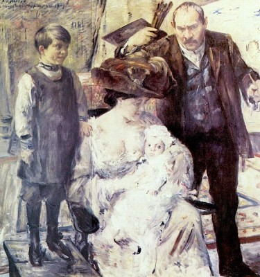 Художник и его семья (Семейный портрет). 1909