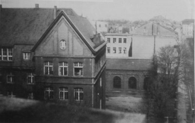 Вид на Закхаймскую среднюю школу от &quot;Йорк хауса&quot;, 1939г. Фотография Вальтрауд Гутбир
