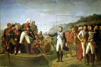 Farewell of Napoleon I and Alexander I after the Peace of Tilsit.jpg