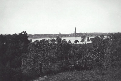Friedland across the city lake in the 1920's. Photo Arthur Winter