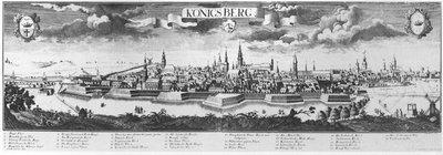 03. Кёнигсберг на гравюре 1729 года. Вид с юга