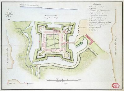 03. План крепости Фридрихсбург 1789 года
