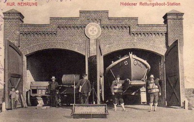 Nidden Nida Rettungsboot Station Seenotrettung-1918