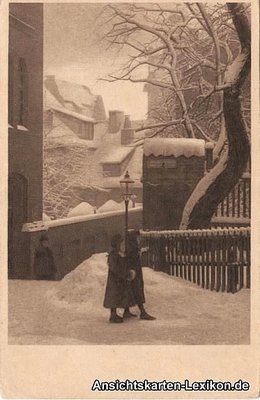 Konigsberg der Loebnichtschen Kirche Winter 1926