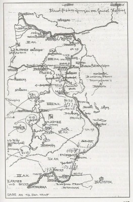 Результат Гумбинено-Гольдапской операции (и взятия Мемеля) после наступления Красной Армии и контрударов немцев.