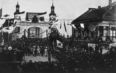 Открытие моста королевы Луизы 18 октября 1907г.