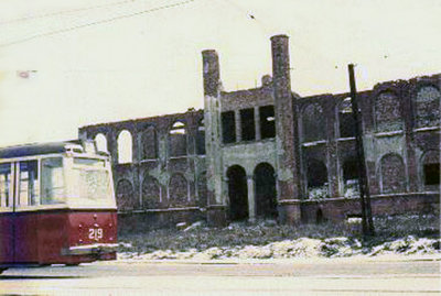 Развалины Лёбенихтской гимназии, 1965