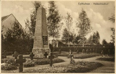 Eydtkuhnen, Heldenfriedhof, 1930 -1935