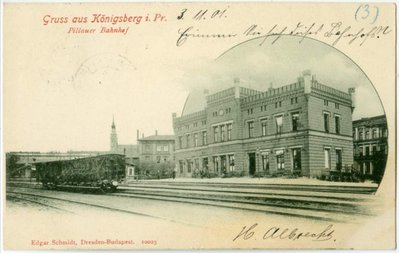 Пиллаусский вокзал, 1896 - 1901