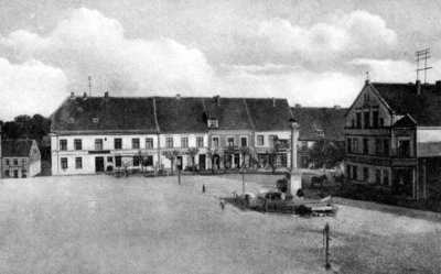 Gerdauen. Marktplatz