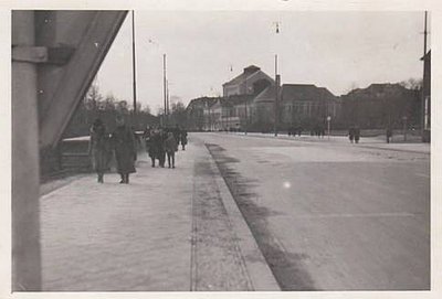Вид на Новый Драмтеатр, 1941 г.
