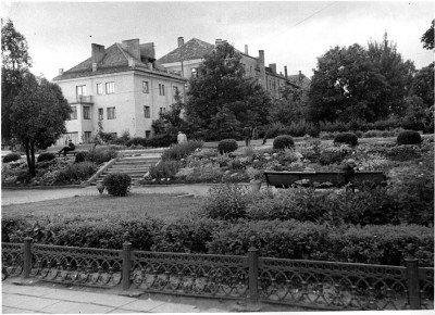 Калининград 1965 год. Сквер у ул. Красная и пр. Мира.