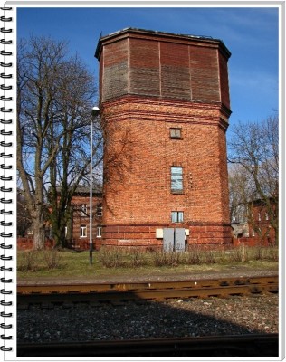 Железнодорожная башня одна из старейших водонапорных башен железной дороги 1889 г.