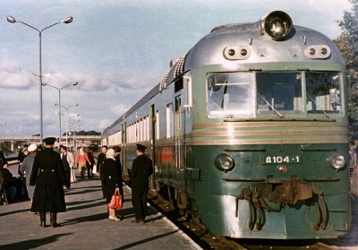 1960е, Килининград, дизель-поезд Д-104.jpg