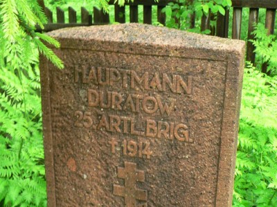 ZAJDY<br />Hauptmann Duratow, 25 Artl. Brig., † 1914
