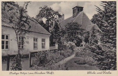 Balga am frischen Haff m. Schule u. Kirche.jpg