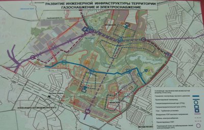 Газоснабжение и электроснабжение кластера