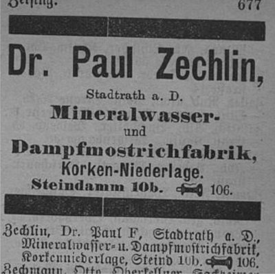Adressbuch von Königsberg. 1901. Dr P.Z.