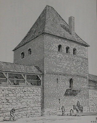 Башня фогта Дитриха фон Лиделау в северном крыле Королевскго замка, Фридрих Ларс, 1953 г.