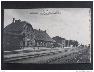 Einst Pillkallen vor dem Russeneinfall Staatsbahnhof.jpg