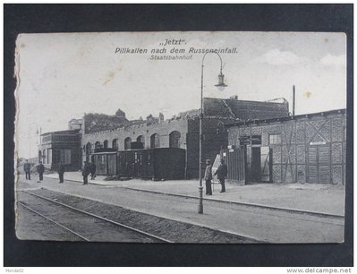 Jetzt Pillkallen vor dem Russeneinfall Staatsbahnhof.jpg