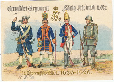 Grenadier Regiment 3. Ostpreussisches nr 4 300 jahre 1926.jpg