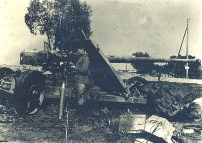88-мм Pak-43 на восточной окраине Вилковишкен