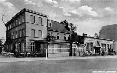 Koenigsberg, Kalthof, Hermann-Goering allee  126/128.<br />Kafe &quot;Adolfsruh&quot;.