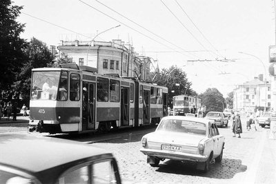 Участок пр-та между &quot;Зарей&quot; и парком, 1990г