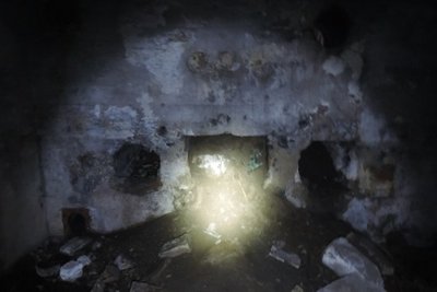 шахта запасного выхода и вентиляционные шахты в командном бункере
