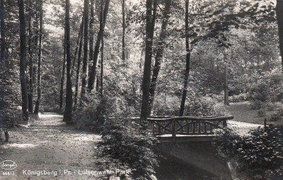 Luisenwahl Park , 1932 gelaufen.JPG