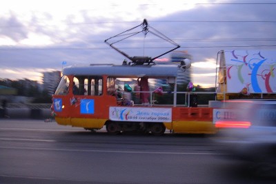 Праздничный трамвай, День Города 2008