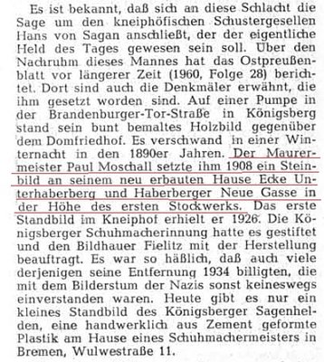 Preussens Denkmäler / Ostpreussenblatt