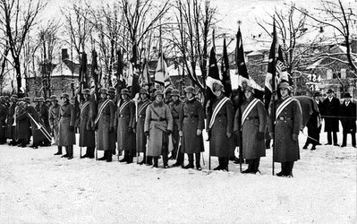 Fahnenkompanie bei der Reichsgründungsfeier. 1931.jpg