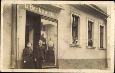 Prudki Kaliningrad Knauten Ostpreußen, G. Barkowski Modegeschäft.jpg