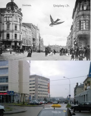 ул.Житомирская. Слева &quot;Плаза&quot; вниз Московский прос.