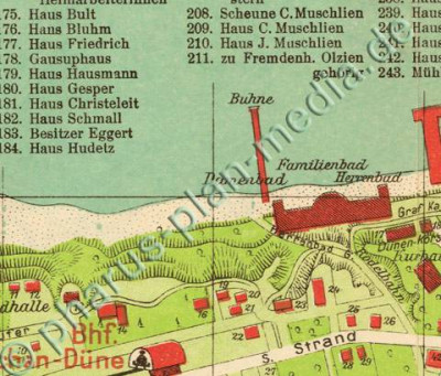 981b-Pharus-Historischer-Stadtplan-Rauschen-1925-Ostseebad-Ausschnitt-Strand.jpg