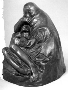 Мать с мёртвым сыном. Скульптура. 1938.jpg
