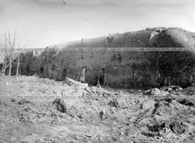 Вид железобетонного убежища в главной кольцевой линии обороны, прикрывающей подступы к городу с северо-востока по правому берегу реки Прегель.
