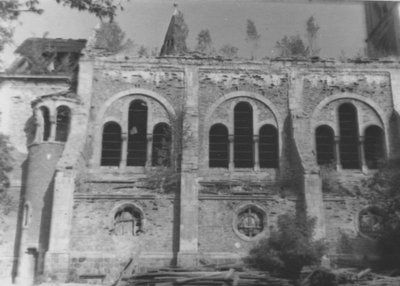 Руины кирхи королевы Луизы (1966 год)
