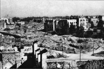 Центр, руины университета, примерно 1950г.