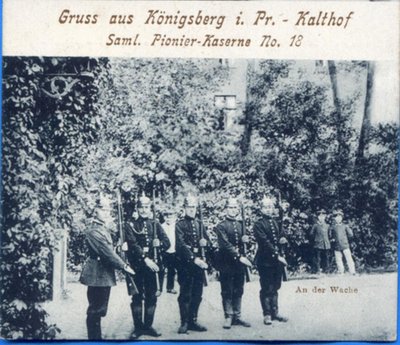 Pionier Bataillon №18, Kalthof . Koenigsberg.