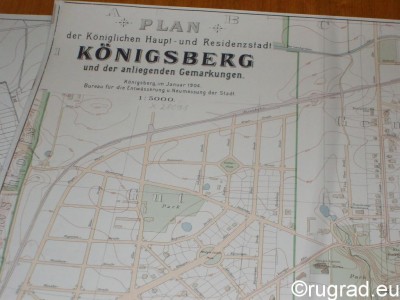 Образец части плана Amalienau на карте Kenigsberga 1904