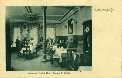Restaurant British Hotel 1912j