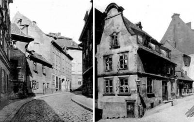 altes Haus in der Loebnichter Unterbergstrasse