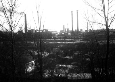 1 Вид на Коксогазовй завод и ТЭЦ с велосибедной дороги, 70-е годы.jpg