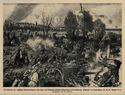 from a German serial history of the war - a battle scene during Tannenberg.jpg