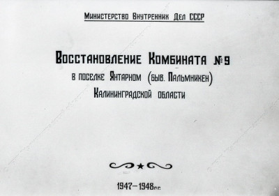 Янтарный комбинат, 1948.jpg